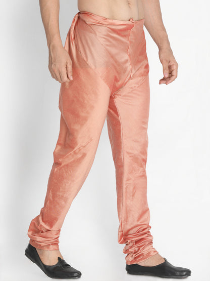 Vastramay Men's Pink Cotton Blend Pyjama - PUSHMYCART