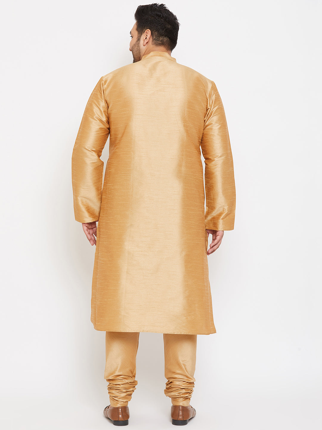 copy of mens plus size purple silk blend kurta and pyjama set