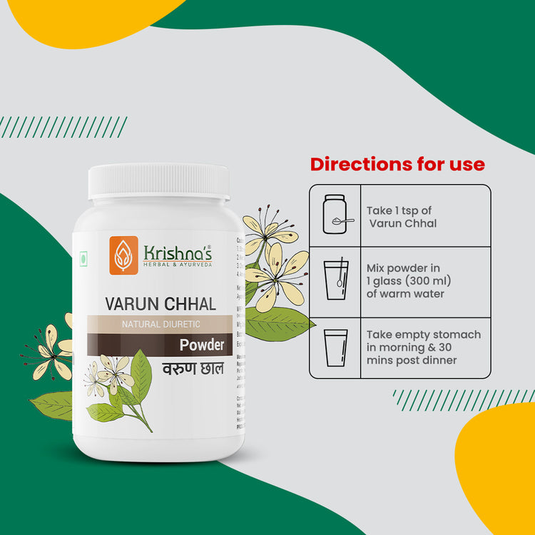 Krishna'S Herbal & Ayurveda Varun Chal Powder 