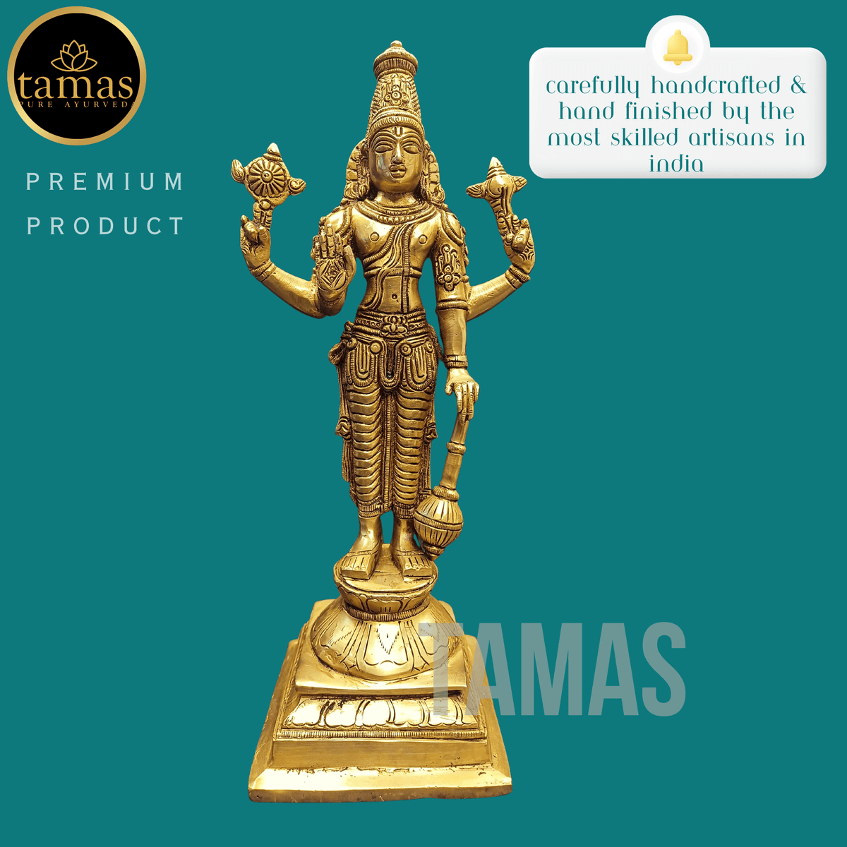 Tamas Brass Vishnu Ji Statue