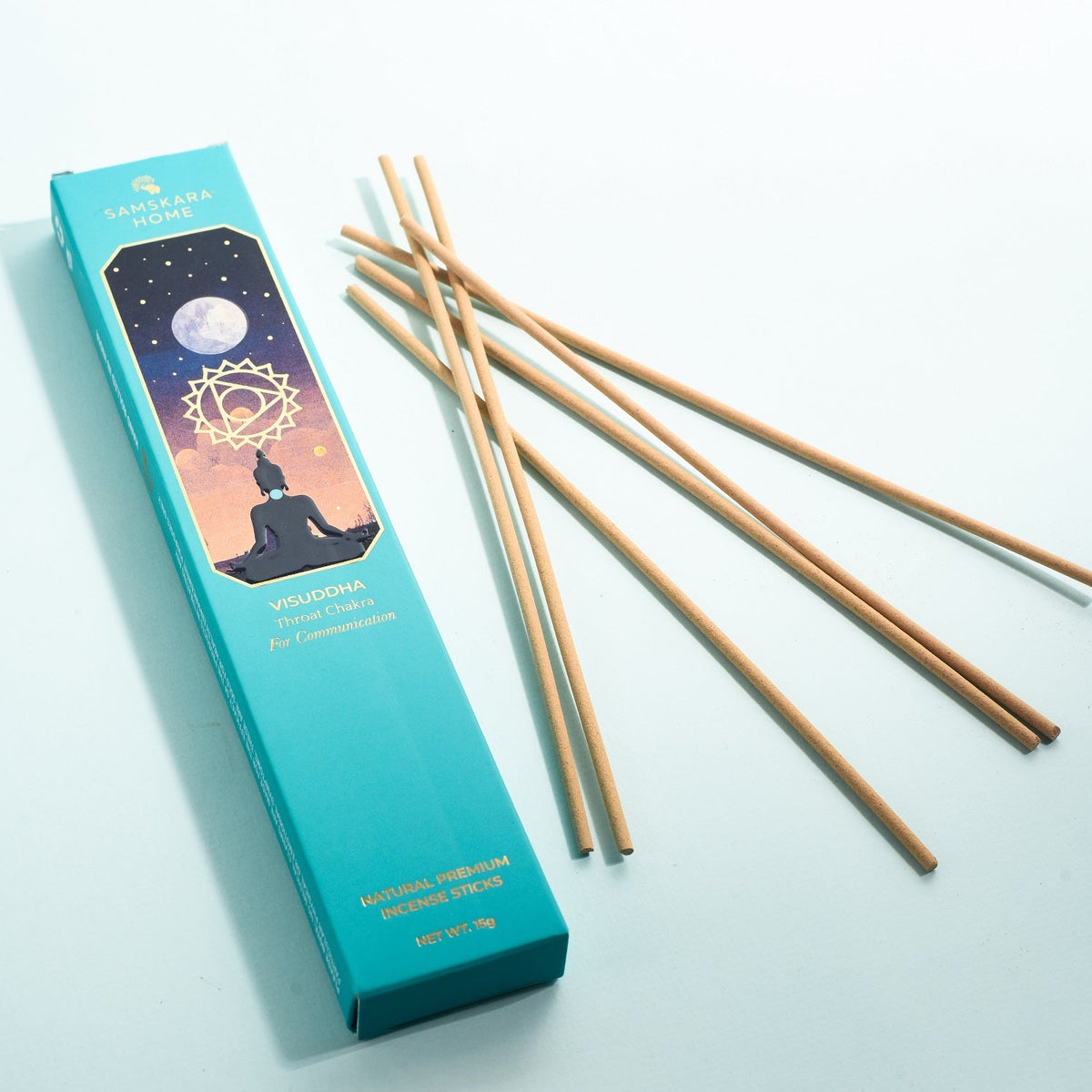 Samskara Home Visuddha - Throat Chakra Incense 15pcs (For Communication)
