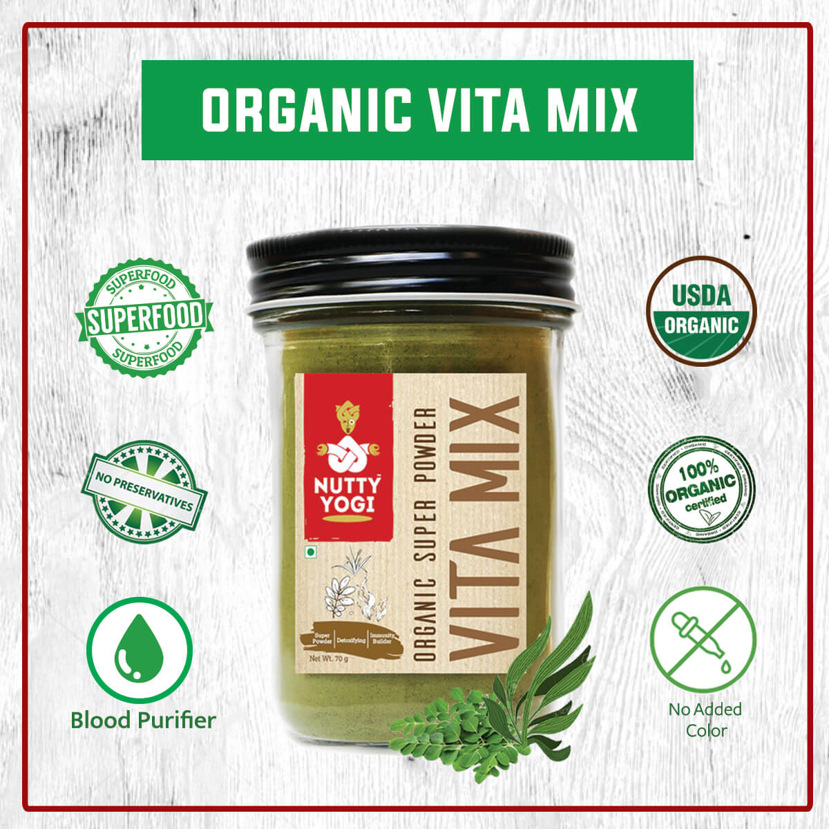Nutty Yogi Organic Vita Mix