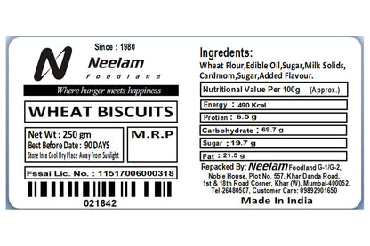 Neelam Foodland Wheat Biscuit 