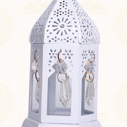 White LED Decorative Lantern Flameless Diwali
