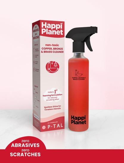 Happi Planet Copper Bronze & Brass Cleaner Spray