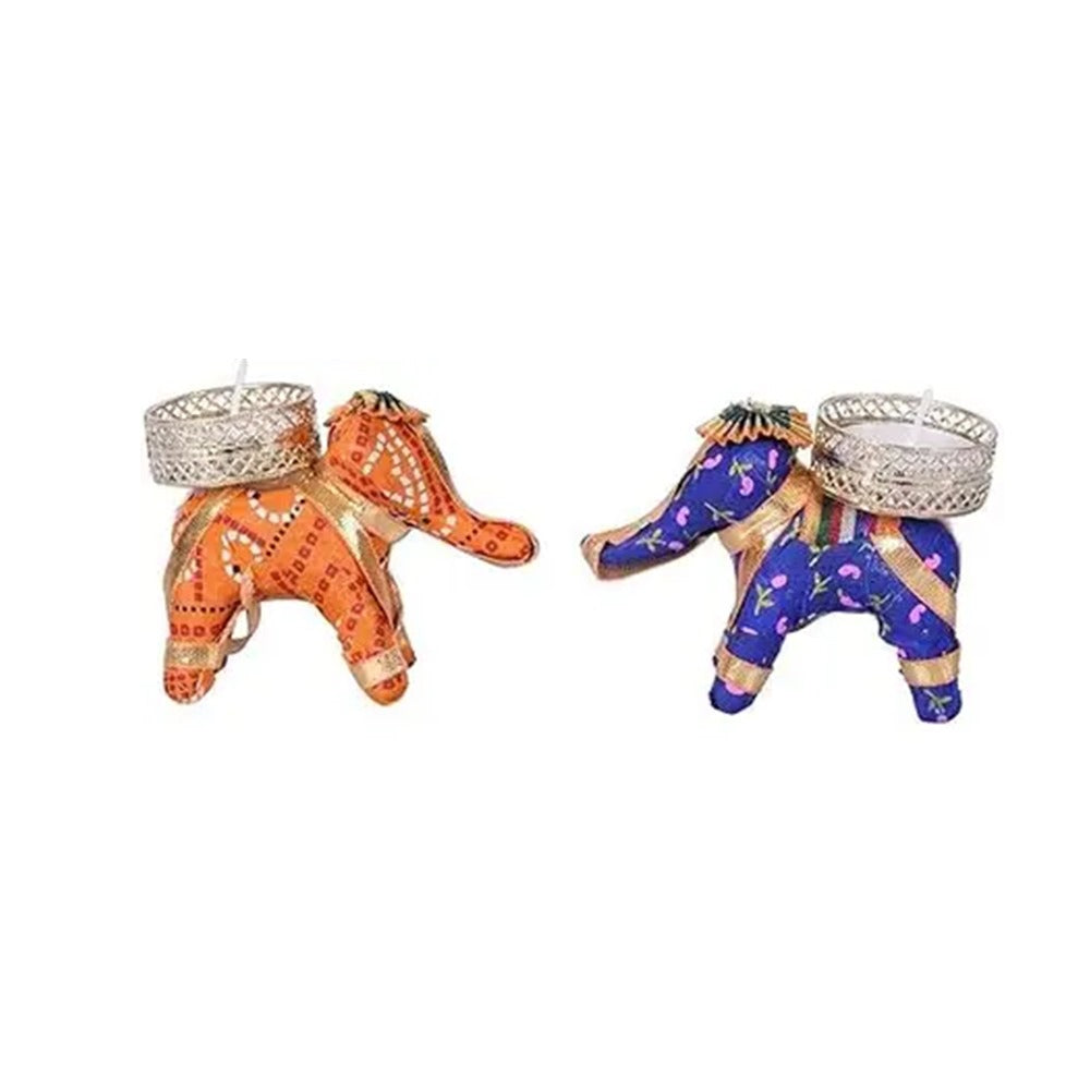 arvind's Handmade Elephant Candle Diwali Decorations