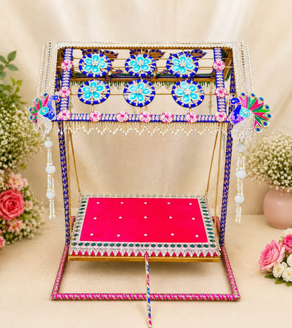 Thikaasha Handcrafted Metal Jhula – Elegant Decorative Swing