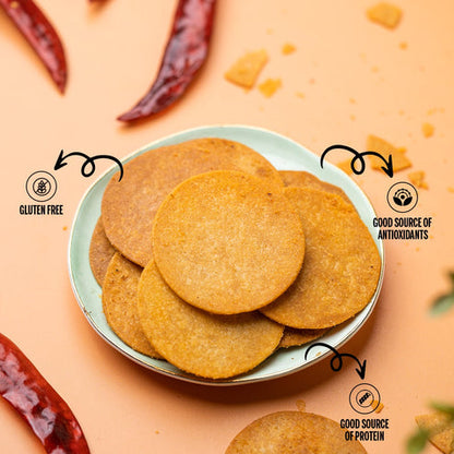 Snackible Thai Chilli Quinoa Khakhra Chips