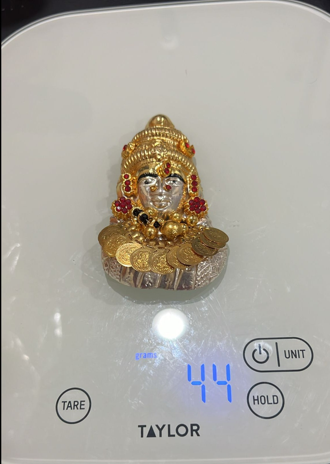Silver Lakshmi Mukhavada for pooja
