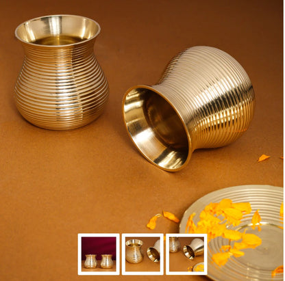 Brass Glass 0.23Kg(Pack of 12) - PUSHMYCART