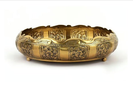Brass Flower Urli Diwali Gifting Item - PUSHMYCART