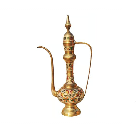 Brass Showpiece Surahi, Aftaba 5.5 Kg - PUSHMYCART