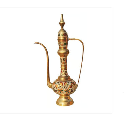 Brass Showpiece Surahi, Aftaba 5.5 Kg - PUSHMYCART