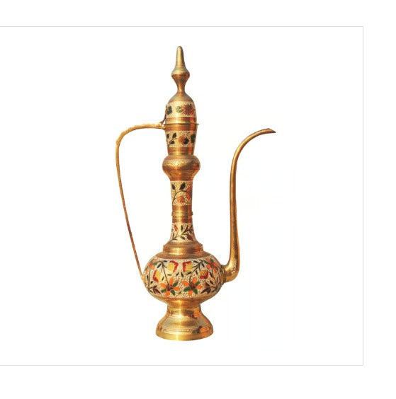 Brass Showpiece Surahi, Aftaba 5.5 Kg - PUSHMYCART