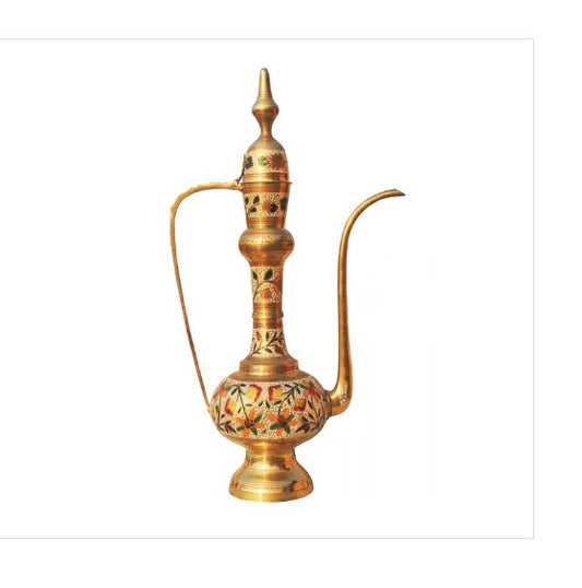 Brass Showpiece Surahi, Aftaba 5.5 Kg - PUSHMYCART