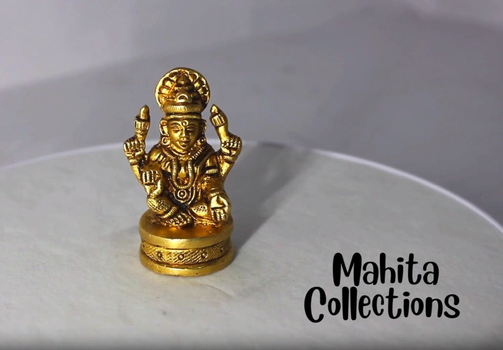 Brass Kuber Ji Idol Statue 106gm - PUSHMYCART