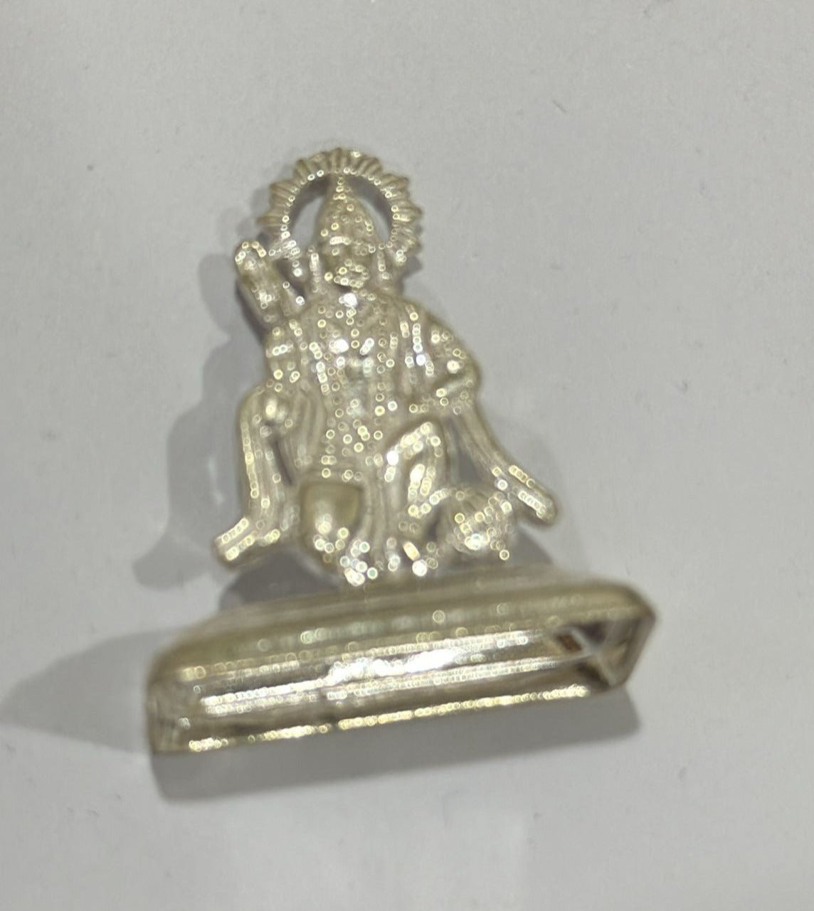 Pure Silver Hanuman Idol 6.5g - PUSHMYCART