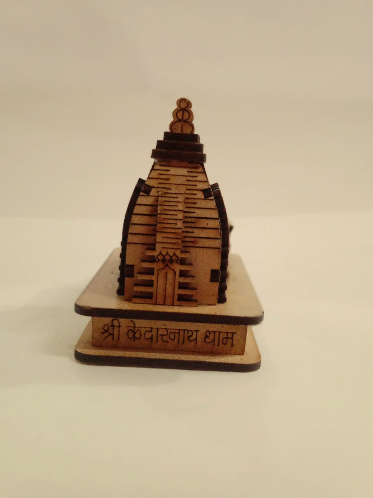 Kedarnath 3D Wooden Temple Model - PUSHMYCART