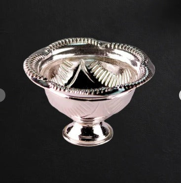 Pure Silver Bowl with stand 8 grams - PUSHMYCART