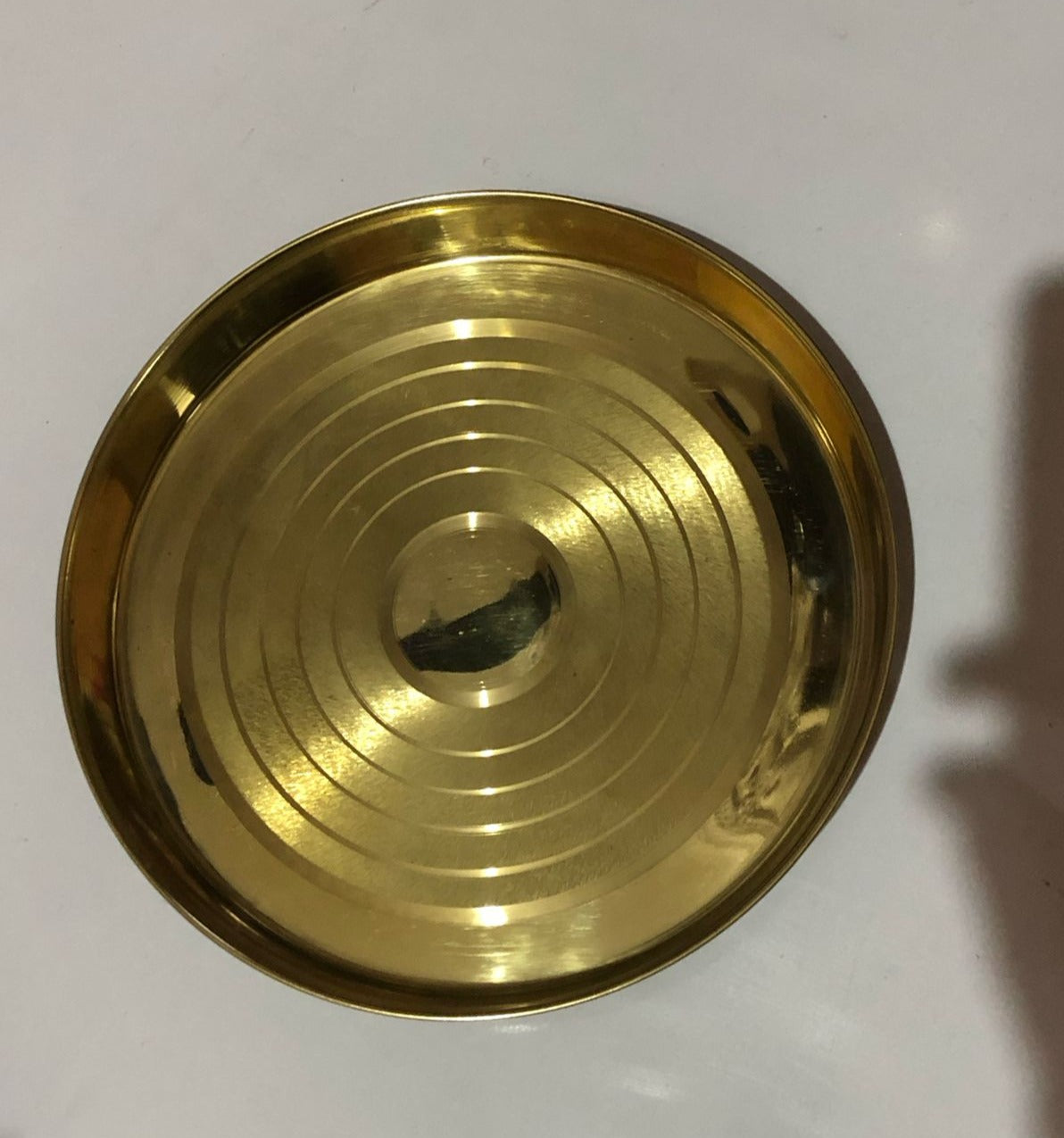 Brass Thali 0.46Kg - PUSHMYCART