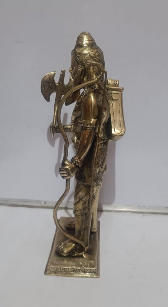 Brass Parshuram Ji God Idol Statue 4.06kg - PUSHMYCART