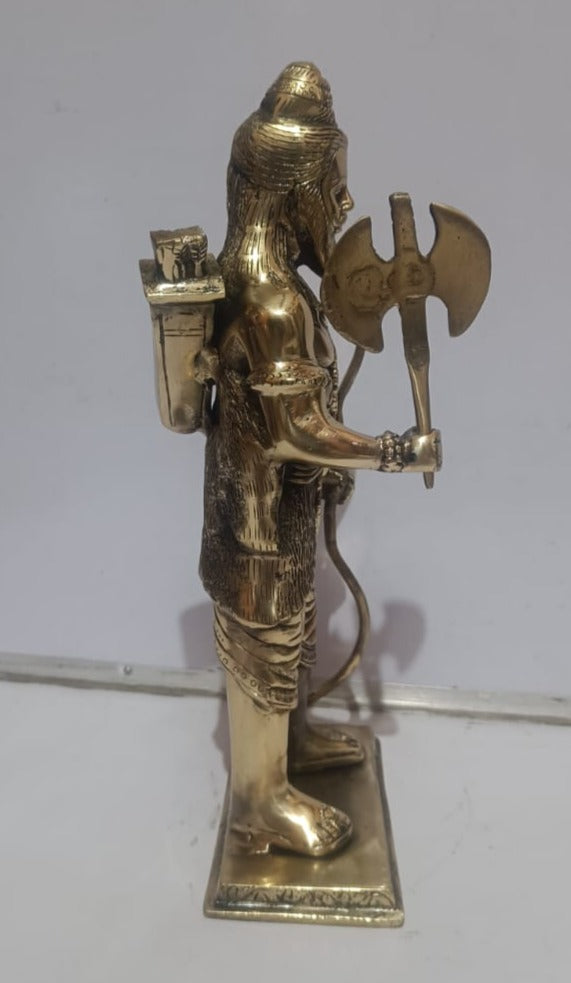 Brass Parshuram Ji God Idol Statue 4.06kg - PUSHMYCART