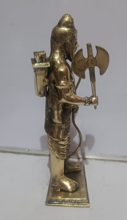 Brass Parshuram Ji God Idol Statue 4.06kg - PUSHMYCART