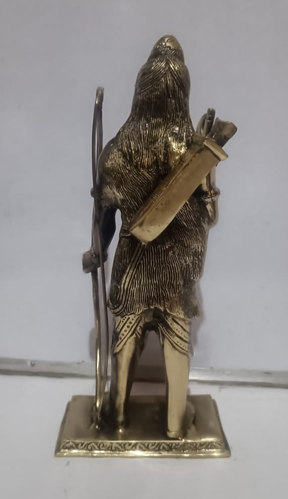 Brass Parshuram Ji God Idol Statue 4.06kg - PUSHMYCART