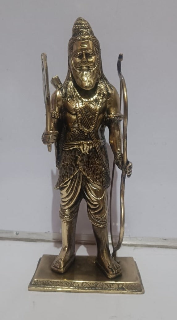 Brass Parshuram Ji God Idol Statue 4.06kg - PUSHMYCART