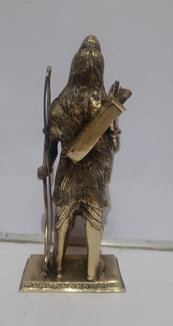 Brass Parshuram Ji God Idol Statue 4.06kg - PUSHMYCART