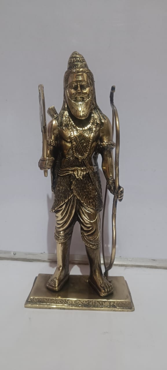 Brass Parshuram Ji God Idol Statue 4.06kg - PUSHMYCART