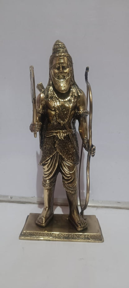 Brass Parshuram Ji God Idol Statue 4.06kg - PUSHMYCART