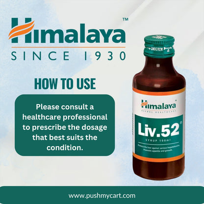 How to use the Himalaya Liv.52 Syrup
