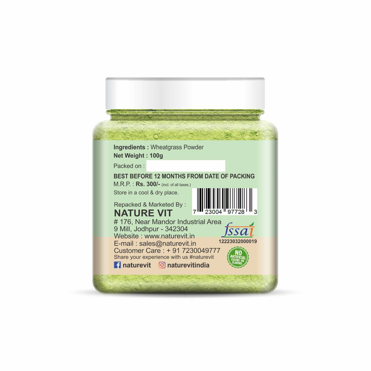 NatureVit Wheatgrass Powder