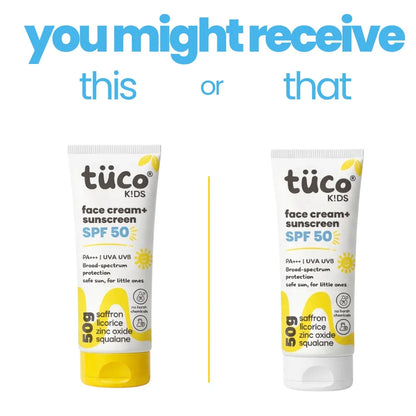 Tuco 2 in 1 sunscreen for kids spf 50 50g 1