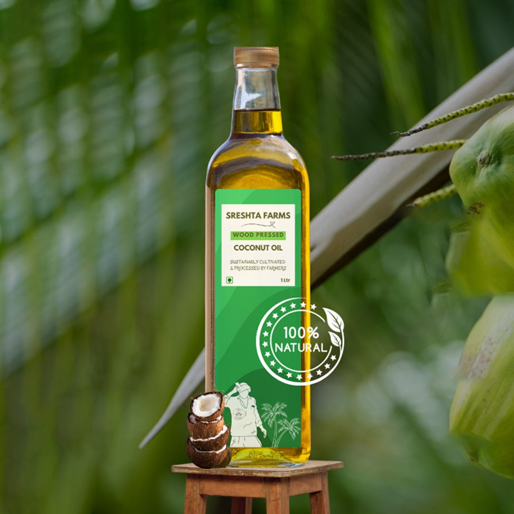 Sreshta Farms Wood Pressed Coconut Oil