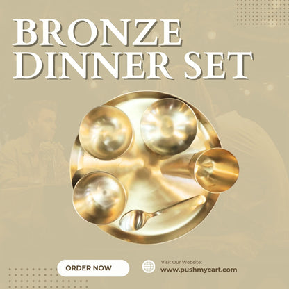 Bronze Dinner Set - PUSHMYCART