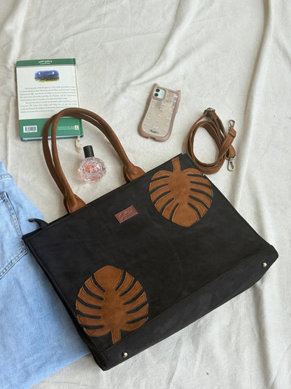 Juttix Maple Kala Leaf Tote Bag for Women image