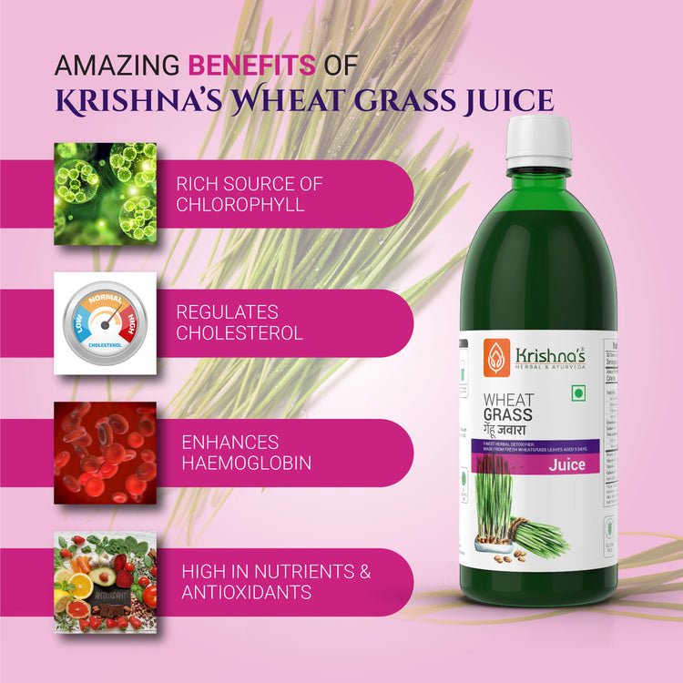 Krishna'S Herbal & Ayurveda Wheatgrass Juice