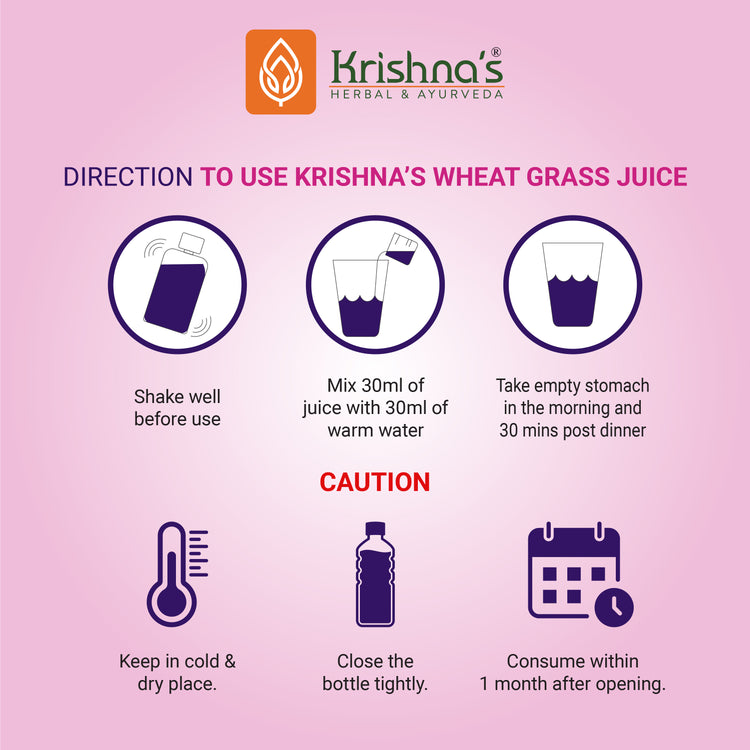 Krishna'S Herbal & Ayurveda Wheatgrass Juice