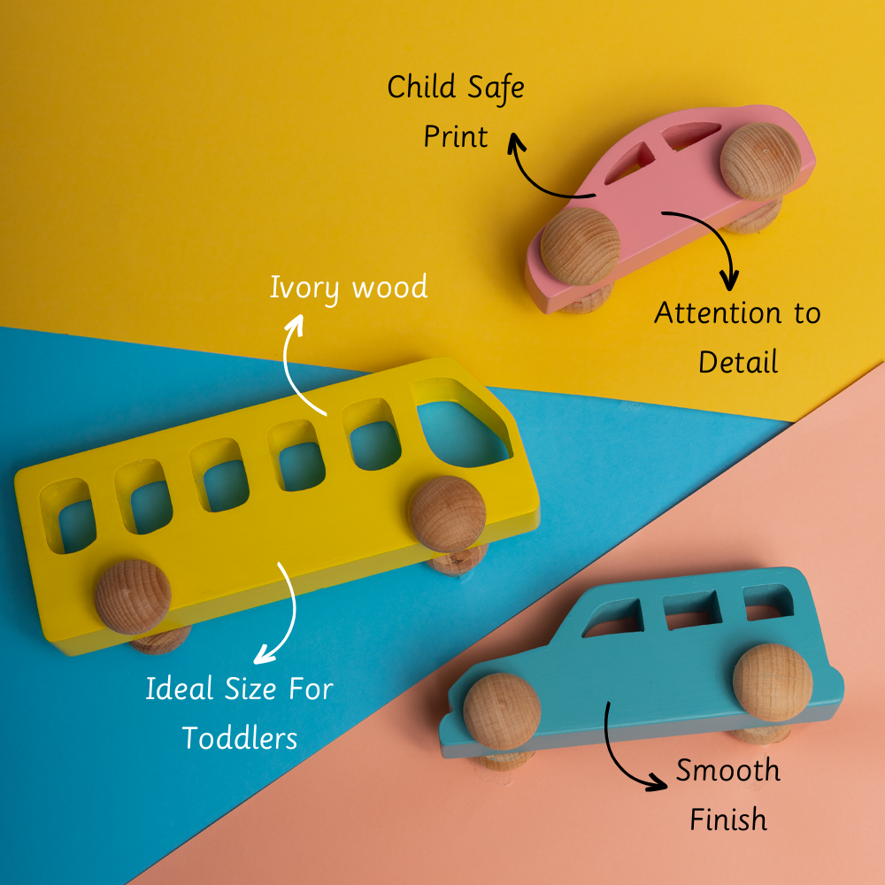 Ariro Toys Wooden Bus