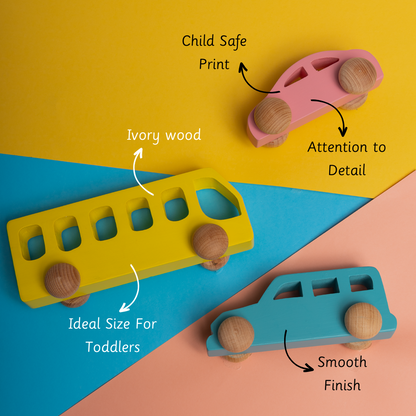 Ariro Toys Wooden Bus