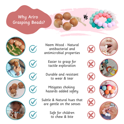 Ariro Toys Wooden Grasping beads