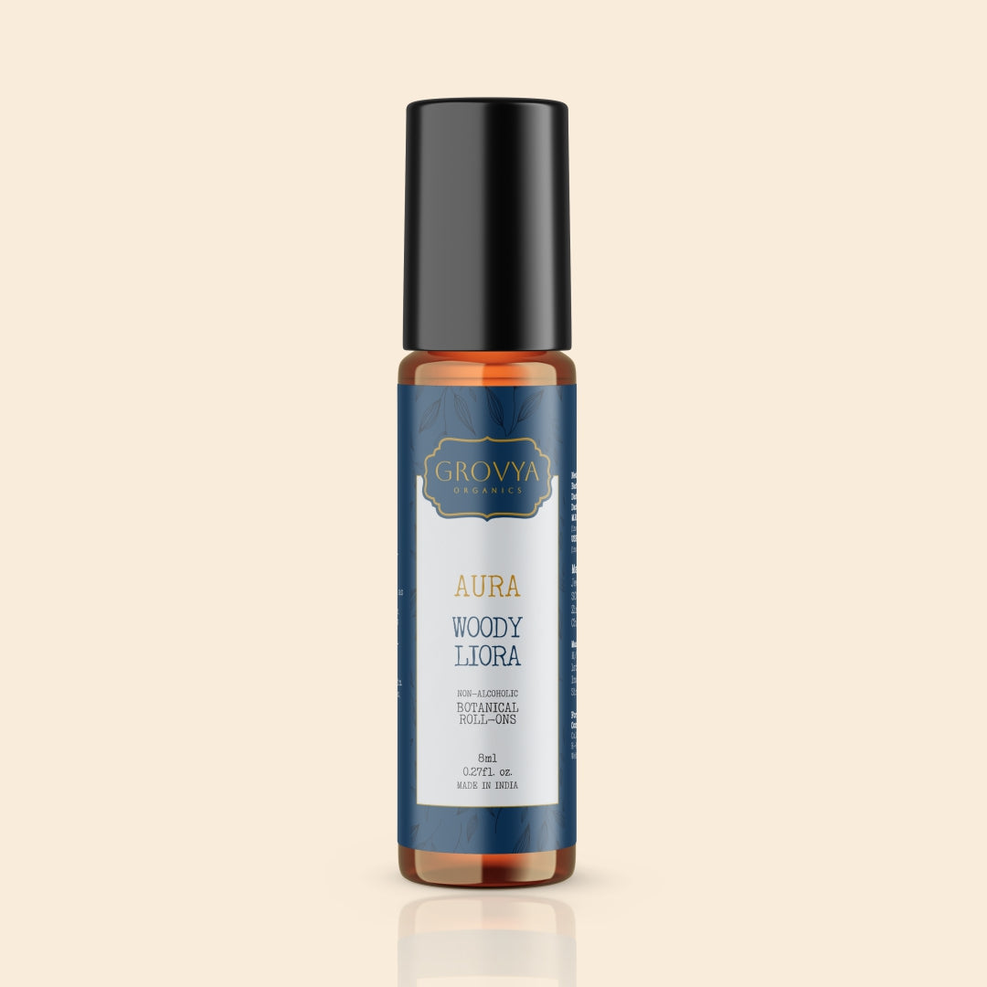 Jeena Sikho Grovya Organics Aura Woody Liora Roll On