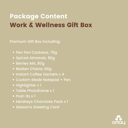 Omay Foods Work & Wellness Gift Box
