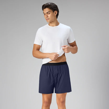 XYXX Solid Inner Boxers - Navy Blue - view 3