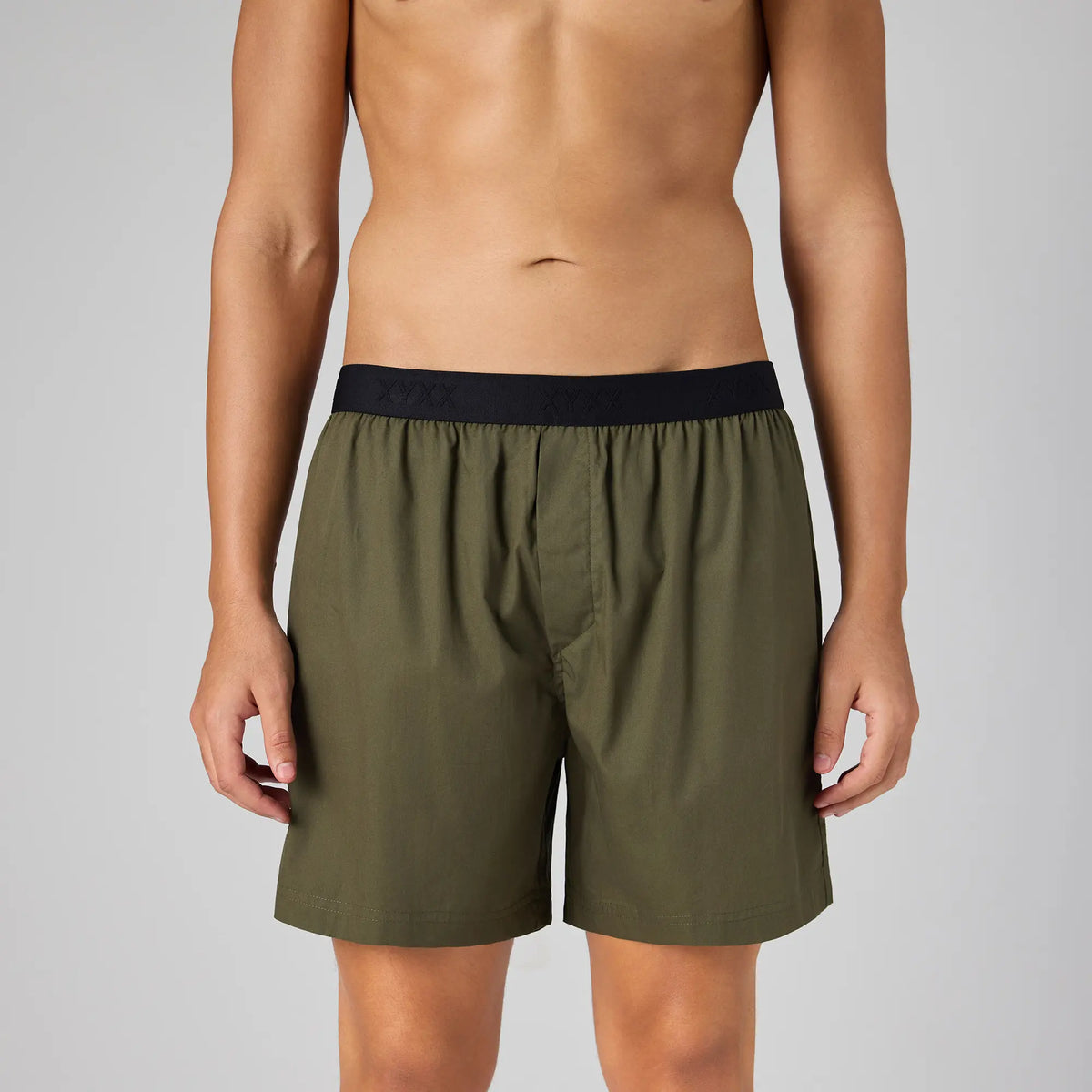 XYXX Solid Inner Boxers - Olive Green
