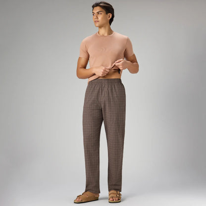 XYXX Cotton Printed Pyjamas - Walnut Brown - view 3