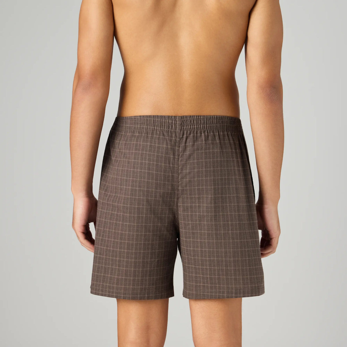 XYXX Printed Outer Boxers - Walnut Brown - view 6