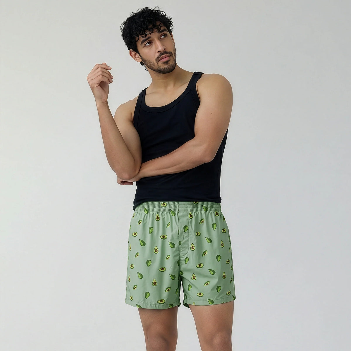 XYXX Printed Inner Boxers - Avocado Green - view 3